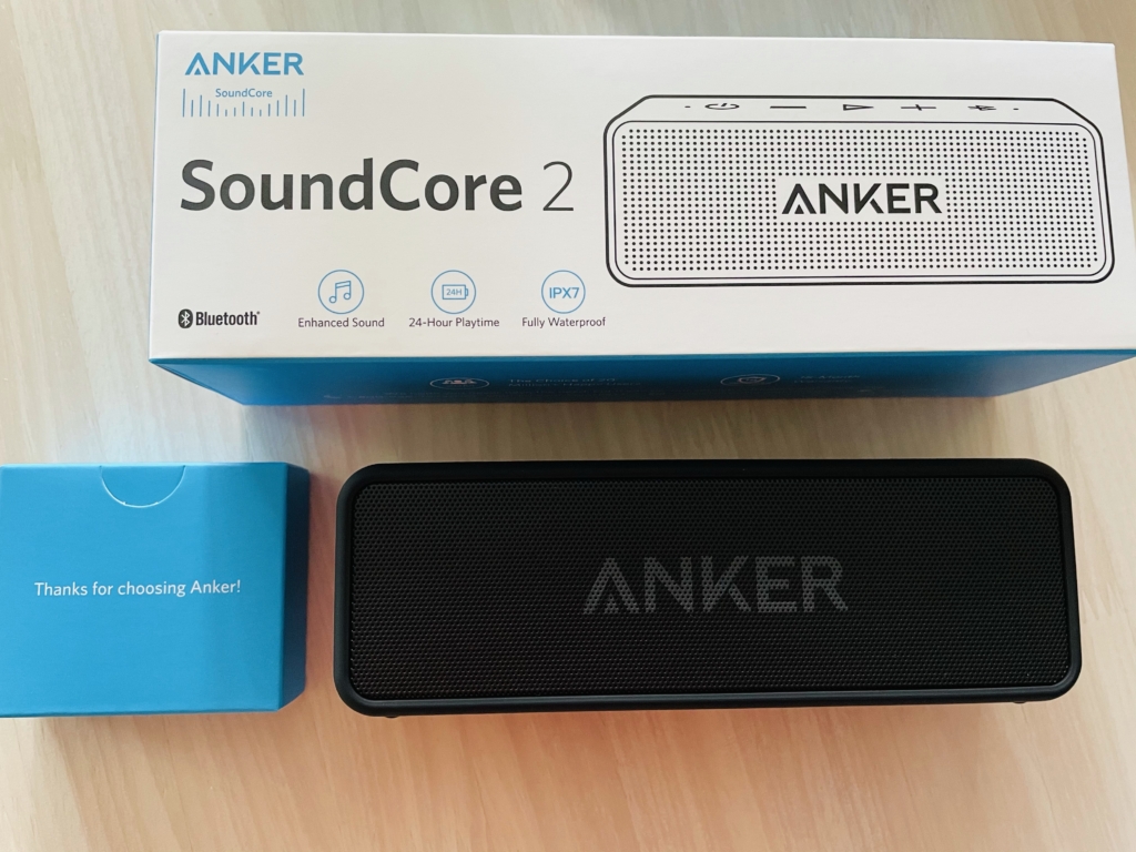 車用 Bluetoothスピーカー Anker Soundcore 2 改良型 2台買いました レビュー シバログ
